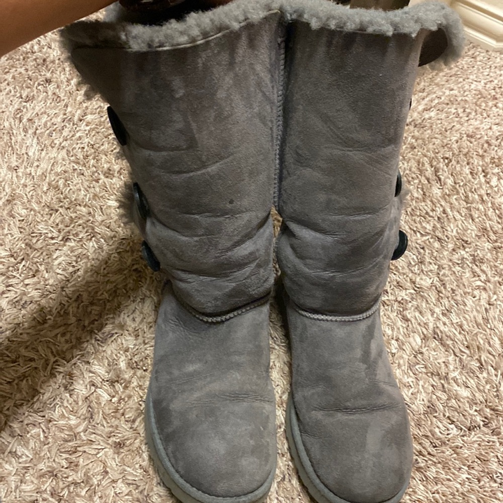 Grey UGG boots